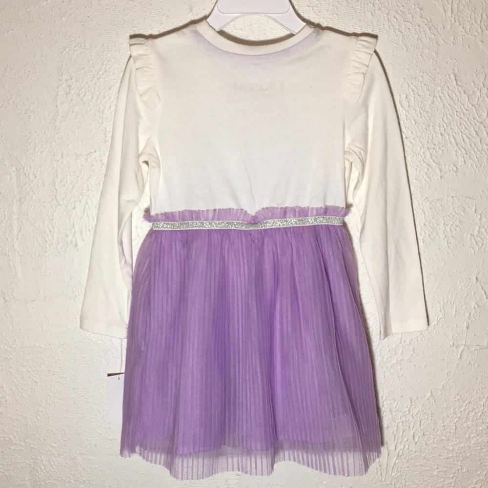 Disney Frozen 2 Long-sleeve Dress - 2T NWT - Picture 4 of 5
